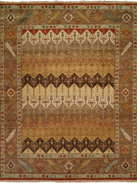 450 OU Brown Multi | Tucson Rugs