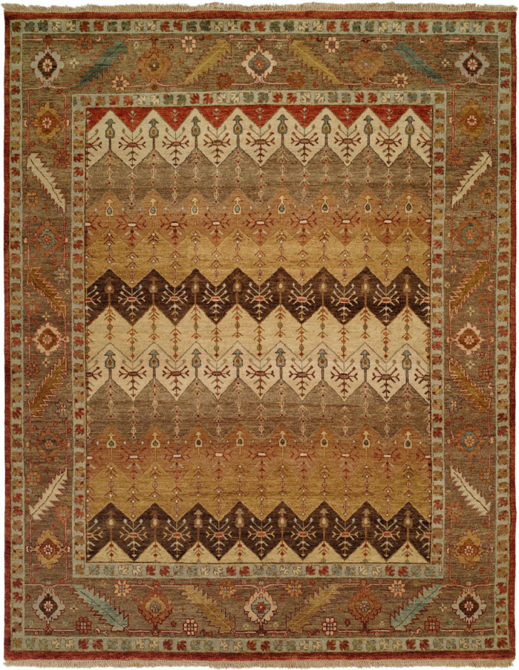 450 OU Brown Multi | Tucson Rugs