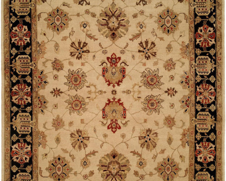 413 OU Ivory/Black | Oushak