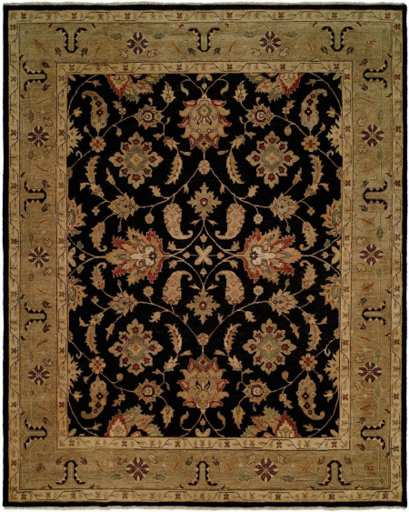 447 OU Black/Camel | Extra Large Rugs