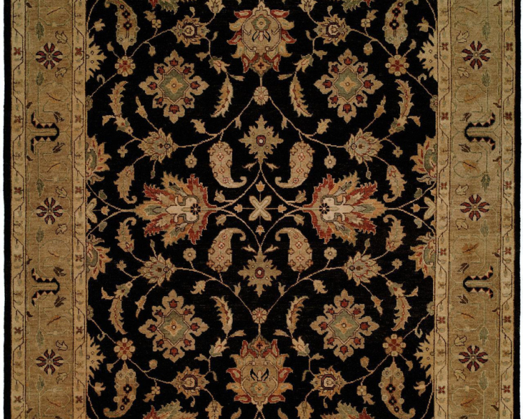 447 OU Black/Camel | Extra Large Rugs