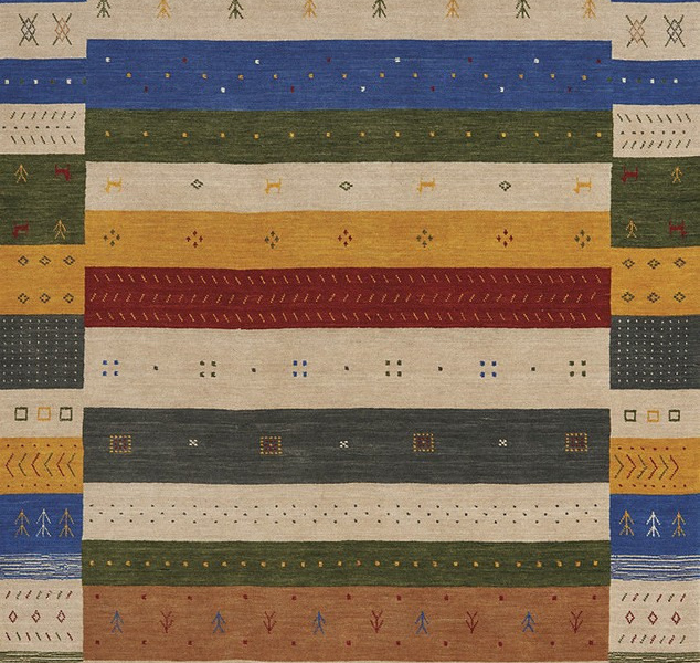 900-Multi S Gabbeh Rug