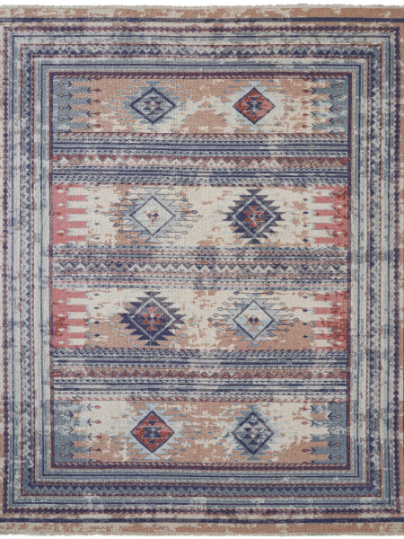 1184-SK-Indigo-Multi Area Rugs