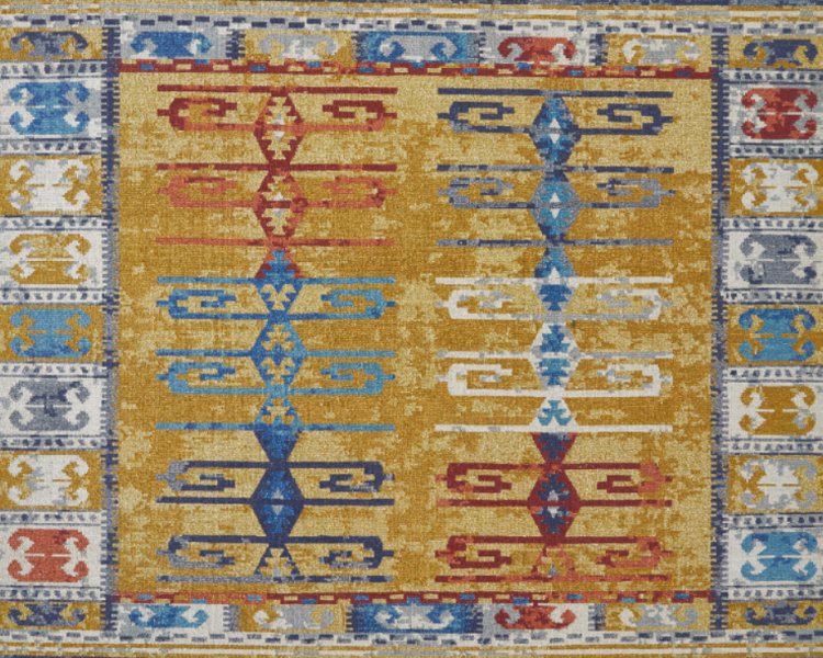 1186-SK-Saffron-Multi Area Rugs
