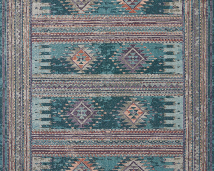 1187-SK-Teal-Tones Area Rugs