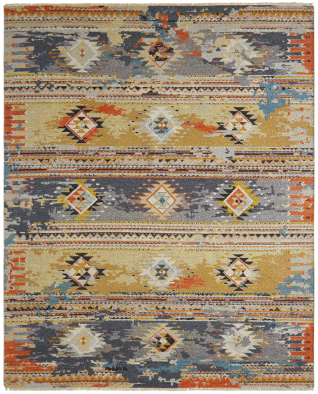 1190 SK Goldenrod Grey Multi Area Rugs