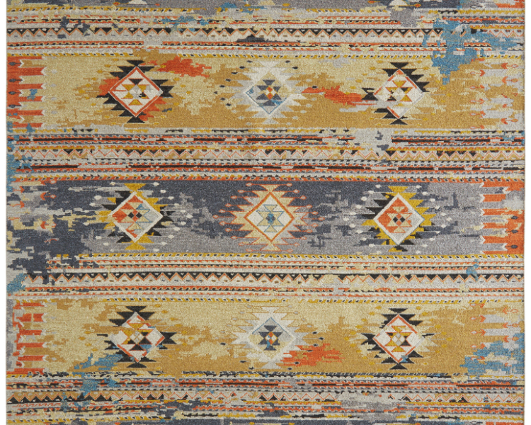 1190 SK Goldenrod Grey Multi Area Rugs