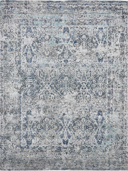 713 SO Antique Blue Greys Area Rugs