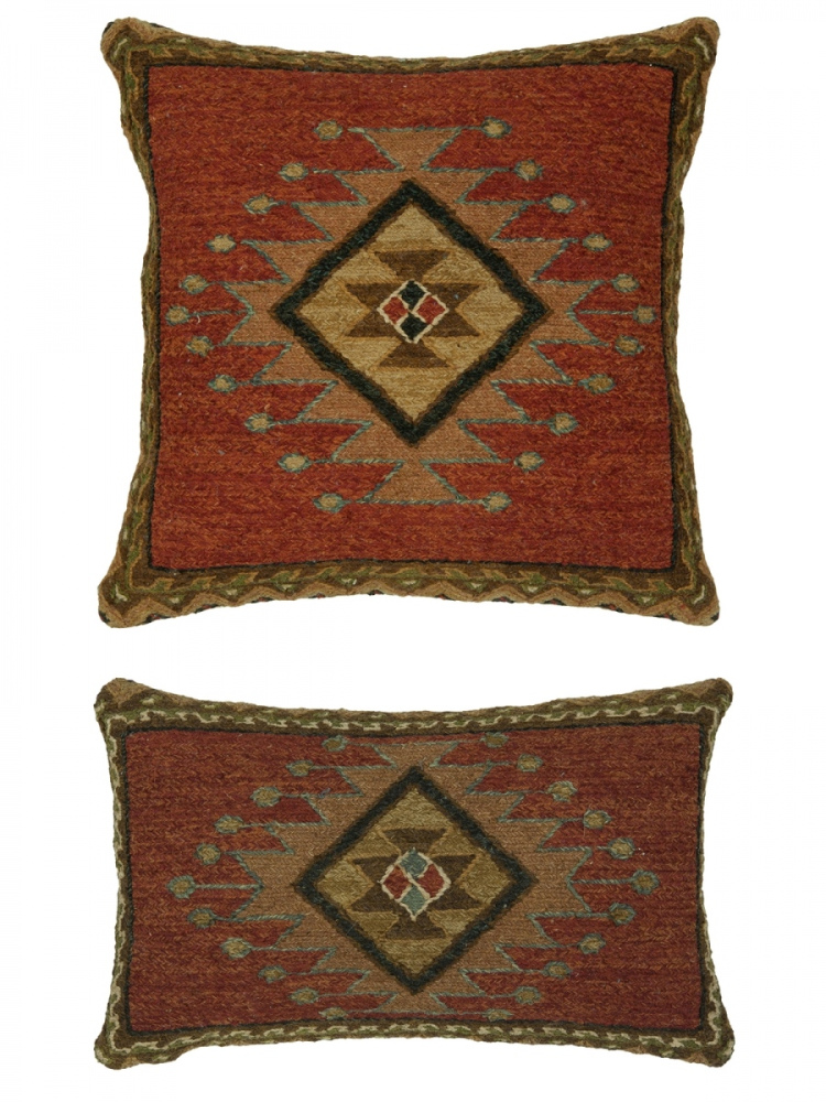 PL 220 - Soumak pillows matching Soumak rugs.