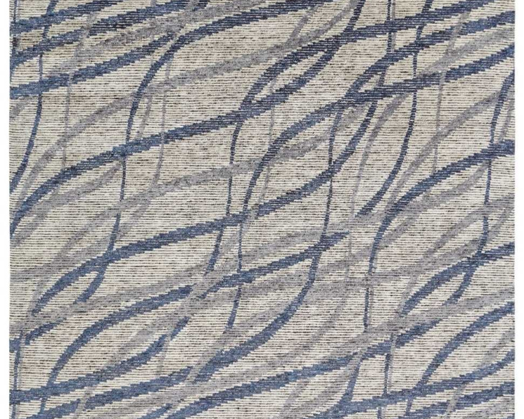 607 VS Ivory Indigo Swirl Rugs