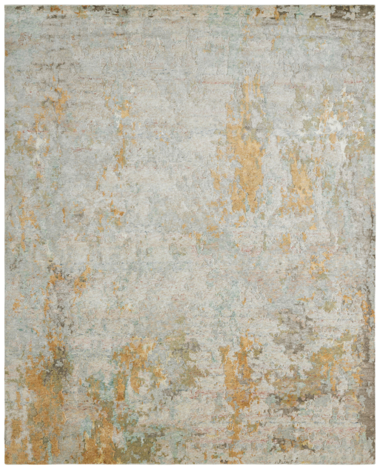 521 ZF Pearl Grey/Gold Tones Area Rug