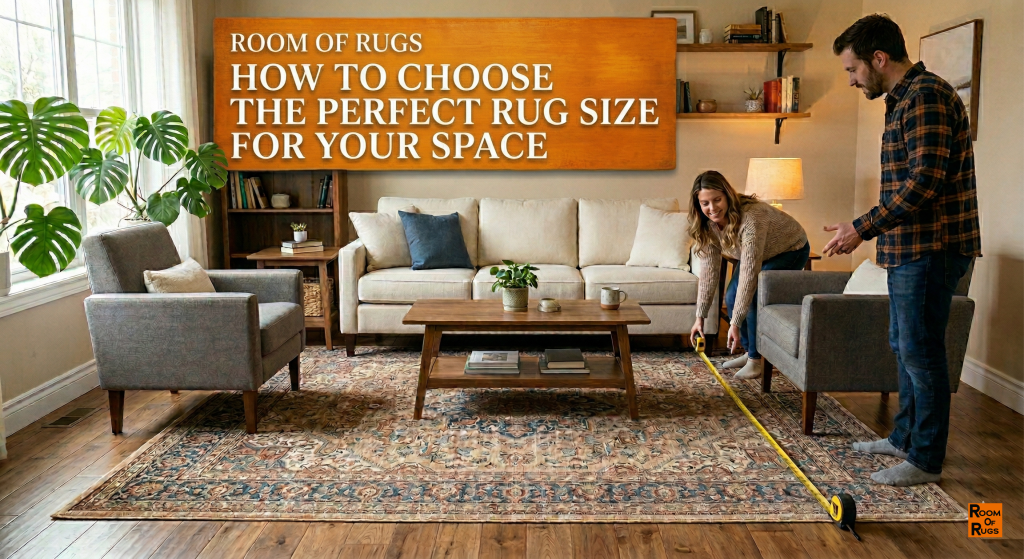 rug size guide for living room and dining room